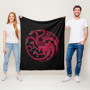Cobertor De Velo Targaryen Sigil - Fogo e Sangue