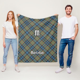 Cobertor De Velo Tartan Antigo do Clã MacLellan