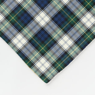 Cobertor De Velo Tartan azul e branco do clã de Gordon do vestido