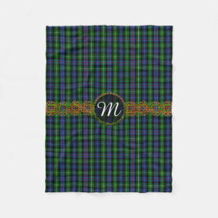 Cobertor De Velo Tartan de MacKenzie do monograma