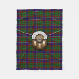 Cobertor De Velo Tartan e Sporran de Adams