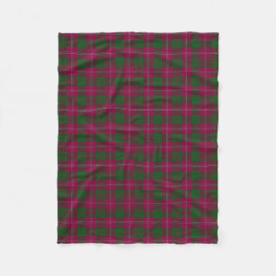Cobertor De Velo Tartan escocês do clássico de Crawford do clã