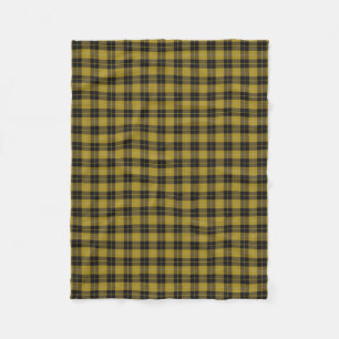 Cobertor De Velo Tartan escocês do clássico do amarelo do vestido
