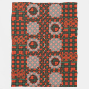 Cobertor De Velo Tartan escocês do kilt da xadrez do clã de