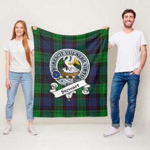 Cobertor De Velo Tartan Plaid Insígnia do Clã Stewart Old Modern