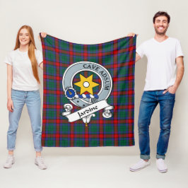 Cobertor De Velo Tartan Xadrez do Emblema do Clã Jardine Dress