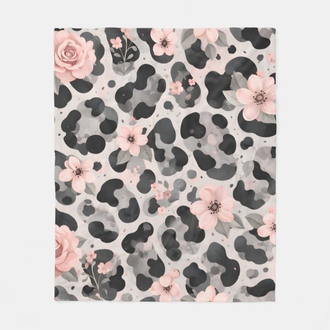 Cobertor De Velo Tartanete Floral (Frente)