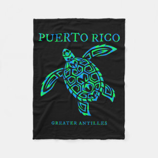 Cobertor De Velo Tartaruga Marinha de Porto Rico Meninos Meninas Cr