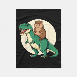 Cobertor De Velo Tatu Dinosaur T-rex Engraçado Humor Animal Terra