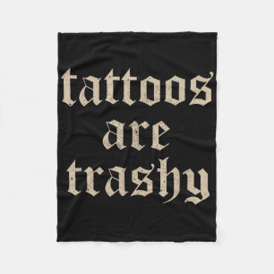 Cobertor De Velo Tatuagens São Tatuagem De Piada De Sarcasmo Trasei