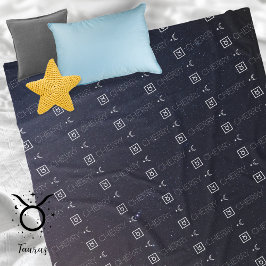 Cobertor De Velo Taurus Zodiac - Sinal de Nome Constelação Astrolog