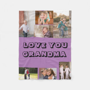 Cobertor De Velo Te Amo 7 Foto, Púrpura Personalizada