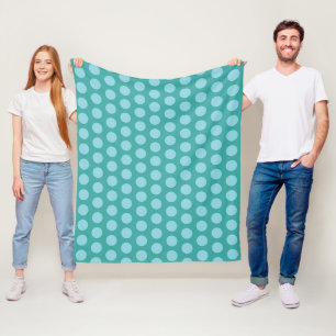 COBERTOR DE VELO TEAL BOLINHA CHIC SIMPLES MODERNO MINIMALISTA