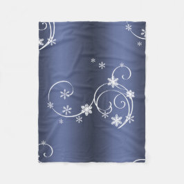 Cobertor De Velo Teal Metálico, Brancos, Natal