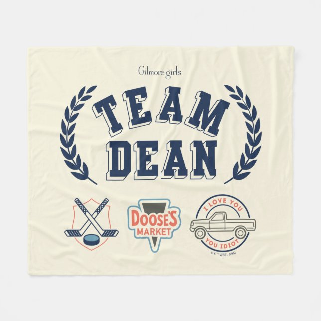 Cobertor De Velo Team Dean Gilmore Girls Design (Frente (Horizontal))