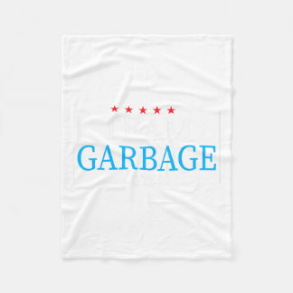 Cobertor De Velo Team Garbage 2024 Trump Us Election