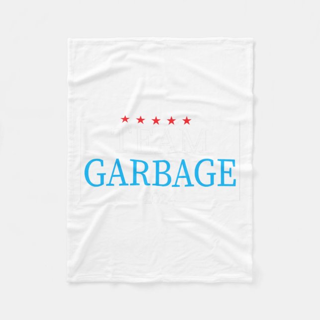 Cobertor De Velo Team Garbage 2024 Trump Us Election (Frente)