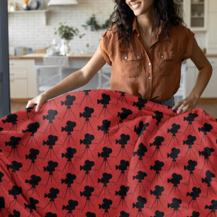 Cobertor De Velo Teatro Doméstico de Padrões da Câmera Vintage M