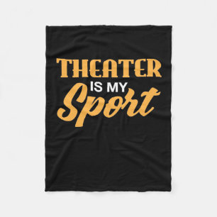 Cobertor De Velo Teatro É Meu Esporte