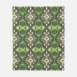 Cobertor De Velo Tecido Ikat artesanal. Padrão étnico uniforme. A