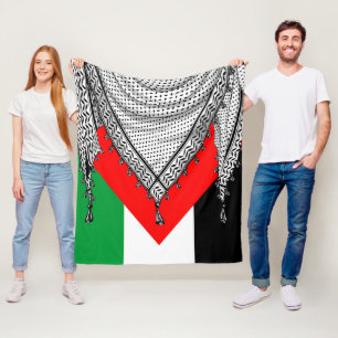 Cobertor De Velo Tecido Tradicional do Keffiyeh Scarf Palestino