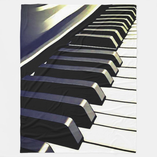 COBERTOR DE VELO TECLAS DE PIANO (Frente)
