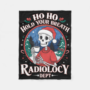 Cobertor De Velo Técnico de Radiologia de Natal Esqueleto Técnico d