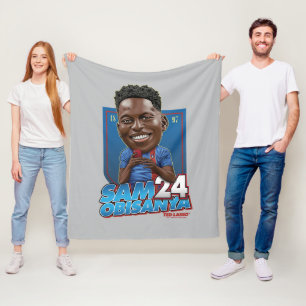Cobertor De Velo Ted Lasso   Sam Obisanya Bobblehead