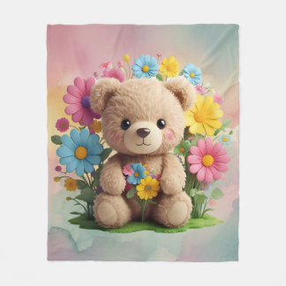 Cobertor De Velo Teddy design.no.1- por Maaya_Prints,