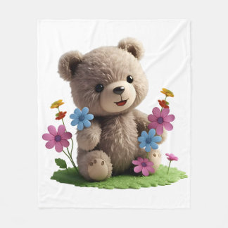 Cobertor De Velo Teddy_design.no.6- por Maaya Prints,