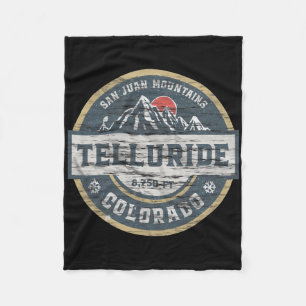 Cobertor De Velo Telluride Colorado San Juan Montanhas Rochosas Esq