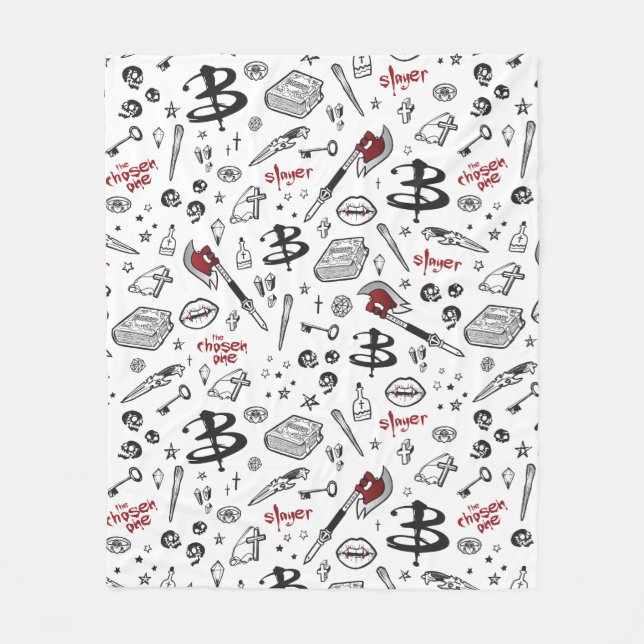 Cobertor De Velo Tema da Camada Vampira da TV de horror (Frente)