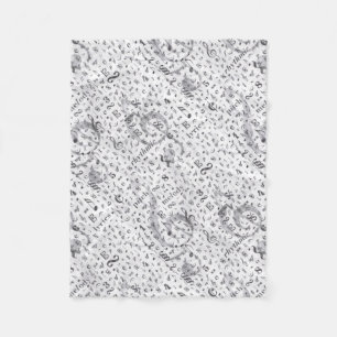 Cobertor De Velo Tema da música do teste padrão da nota da músic