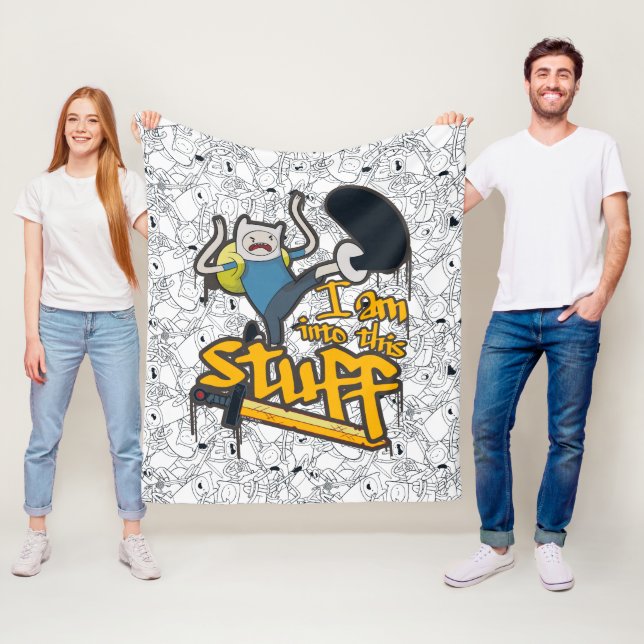 Cobertor De Velo Tempo de Aventura | Finn "I Am In This Stuff" (Est (In Situ)