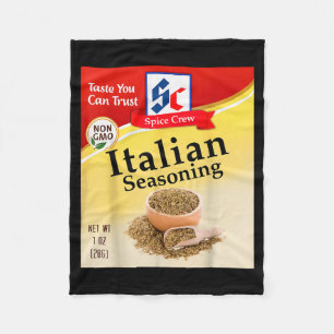 Cobertor De Velo Temporada Italiana Condimento Fantasia Feriado Sce