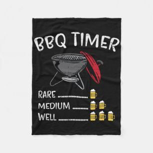 Cobertor De Velo Temporizador do churrasco Beer Funny Byrbecue Gril