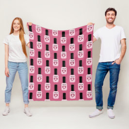Cobertor De Velo Tendy Chic Modern Pink Nail Polonês