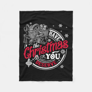 Cobertor De Velo Tenha O Natal Que Merece O Natal De Krampus H