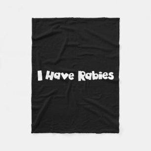 Cobertor De Velo Tenho Camisetas de Rabies.........................