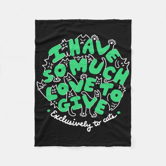 Cobertor De Velo Tenho Tanto Amor Em Dar Engraçado Exclusivamente A (Frente)