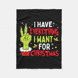 Cobertor De Velo Tenho tudo que quero no Natal, sou eu