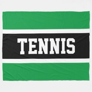 Cobertor De Velo TÊNIS Divertido Esportivo Verde Brilhante Bandeira