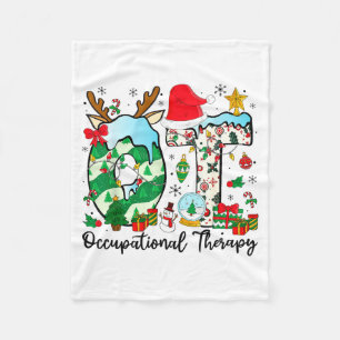 Cobertor De Velo Terapia Ocupacional Luzes de Natal Chapéu de Papai