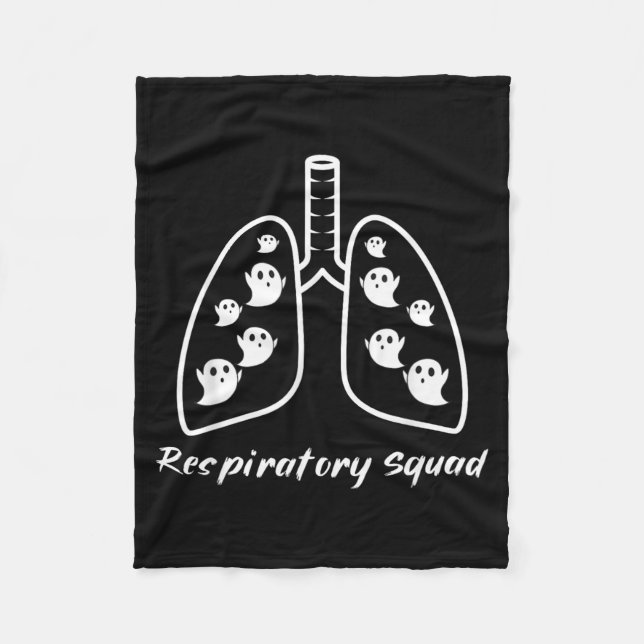 Cobertor De Velo Terapia Respiratória Assustadora RT Funny Hallowee (Frente)