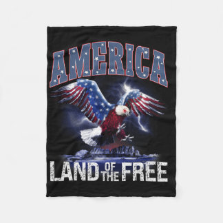 Cobertor De Velo Terra Americana Da Independência Livre Em 4 De Jul