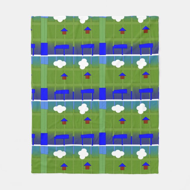 Cobertor De Velo Terra em branco (Frente)