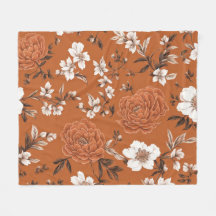 Terracotta Floral Pattern