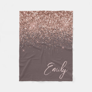 Cobertor De Velo Terracotta Rosa Dourado Blush Link Monograma com L