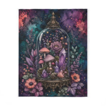 Terrário Mágico Cristal e Cogumelo Whimsigoth