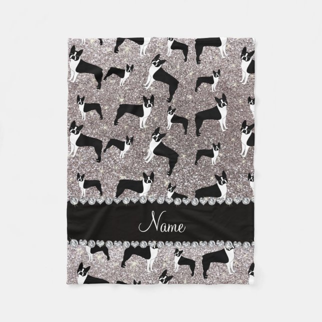 Cobertor De Velo Terrier de prata conhecido feito sob encomenda de (Frente)